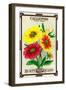 Calliopsis Seed Packet-Lantern Press-Framed Art Print