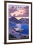 Callville Bay - Lake Mead National Recreation Area-Lantern Press-Framed Art Print