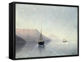 Calm, 1885-Ivan Konstantinovich Aivazovsky-Framed Stretched Canvas