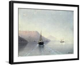 Calm, 1885-Ivan Konstantinovich Aivazovsky-Framed Giclee Print