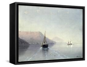 Calm, 1885-Ivan Konstantinovich Aivazovsky-Framed Stretched Canvas