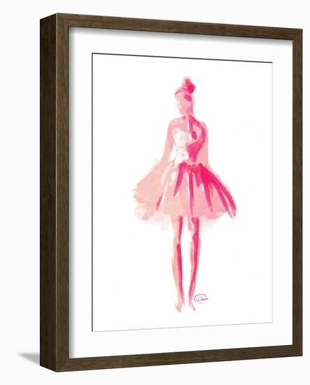 Calm Ballerina-OnRei-Framed Art Print