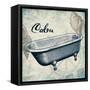 Calm Bath Print-Jace Grey-Framed Stretched Canvas