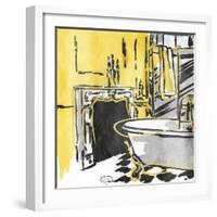 Calm Bathroom Mate-OnRei-Framed Art Print