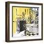 Calm Bathroom Mate-OnRei-Framed Art Print