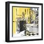 Calm Bathroom Mate-OnRei-Framed Art Print