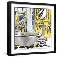 Calm Bathroom-OnRei-Framed Art Print