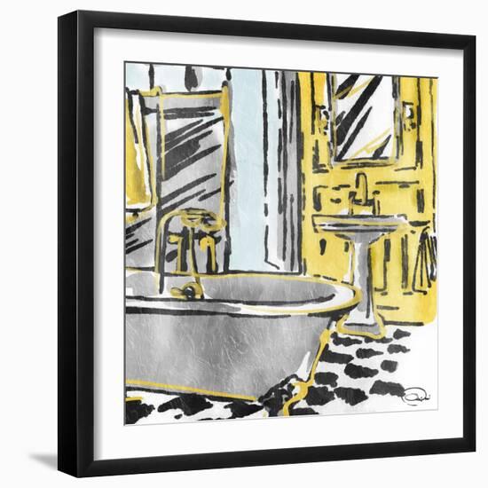 Calm Bathroom-OnRei-Framed Art Print