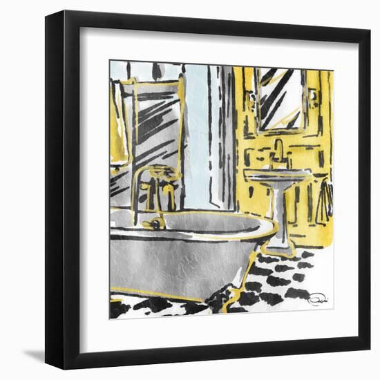 Calm Bathroom-OnRei-Framed Art Print