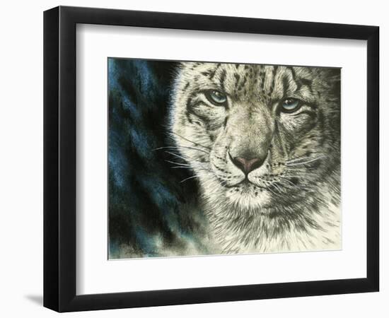 Calm before the Storm-Chuck Black-Framed Premium Giclee Print