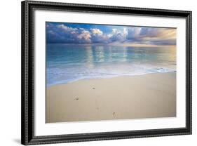 Calm Caribbean Waters At Sunrise In The Bahamas-Erik Kruthoff-Framed Photographic Print