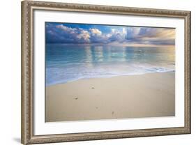 Calm Caribbean Waters At Sunrise In The Bahamas-Erik Kruthoff-Framed Photographic Print