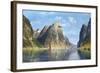 Calm Day on the Fjord, Norway-Adelsteen Normann-Framed Giclee Print