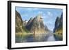 Calm Day on the Fjord, Norway-Adelsteen Normann-Framed Giclee Print