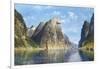 Calm Day on the Fjord, Norway-Adelsteen Normann-Framed Giclee Print