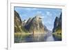 Calm Day on the Fjord, Norway-Adelsteen Normann-Framed Giclee Print