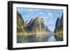 Calm Day on the Fjord, Norway-Adelsteen Normann-Framed Giclee Print