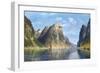 Calm Day on the Fjord, Norway-Adelsteen Normann-Framed Giclee Print