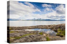 Calm Fjord in Northern Norway-Lamarinx-Stretched Canvas