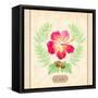 Calm Hibiscus-Lanie Loreth-Framed Stretched Canvas