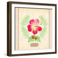 Calm Hibiscus-Lanie Loreth-Framed Art Print