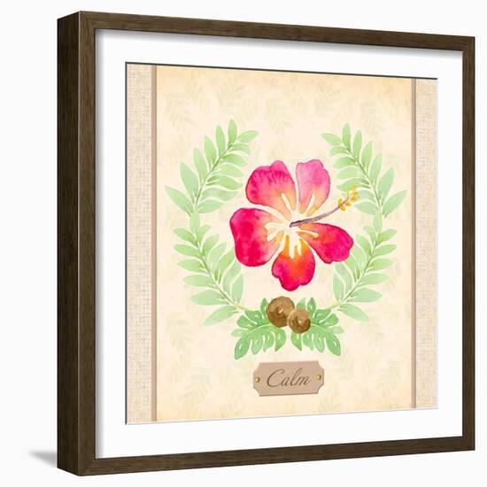 Calm Hibiscus-Lanie Loreth-Framed Art Print