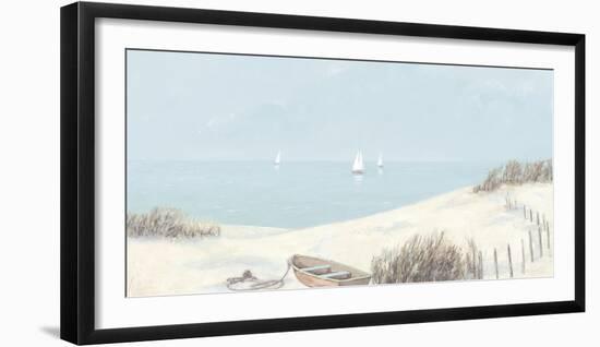 Calm in Blue Haven Bay II-Hazel Barker-Framed Giclee Print