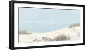 Calm in Blue Haven Bay II-Hazel Barker-Framed Giclee Print