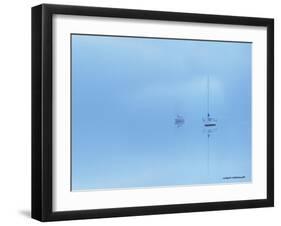 Calm in Blue-Carlos Casamayor-Framed Giclee Print