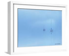 Calm in Blue-Carlos Casamayor-Framed Giclee Print