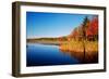 Calm Lake in New England, Connecticut, Usa-Sabine Jacobs-Framed Photographic Print