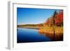 Calm Lake in New England, Connecticut, Usa-Sabine Jacobs-Framed Photographic Print