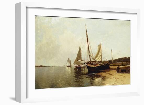 Calm Morning, Portland Harbor-Alfred Thompson Bricher-Framed Giclee Print