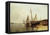 Calm Morning, Portland Harbor-Alfred Thompson Bricher-Framed Stretched Canvas