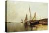 Calm Morning, Portland Harbor-Alfred Thompson Bricher-Stretched Canvas