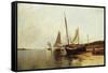 Calm Morning, Portland Harbor-Alfred Thompson Bricher-Framed Stretched Canvas