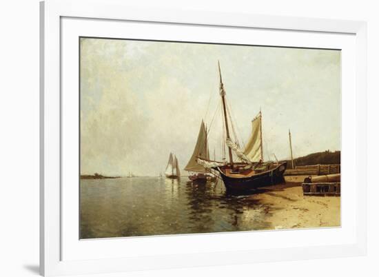 Calm Morning, Portland Harbor-Alfred Thompson Bricher-Framed Giclee Print