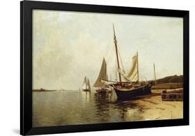 Calm Morning, Portland Harbor-Alfred Thompson Bricher-Framed Giclee Print