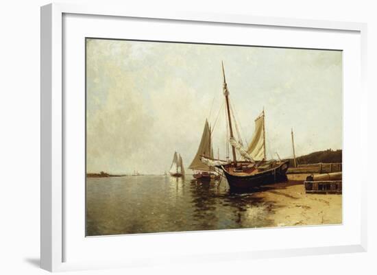 Calm Morning, Portland Harbor-Alfred Thompson Bricher-Framed Giclee Print