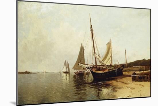 Calm Morning, Portland Harbor-Alfred Thompson Bricher-Mounted Premium Giclee Print