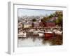 Calm on the Harbor-Furtesen-Framed Art Print