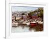 Calm on the Harbor-Furtesen-Framed Art Print