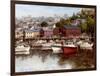 Calm on the Harbor-Furtesen-Framed Art Print