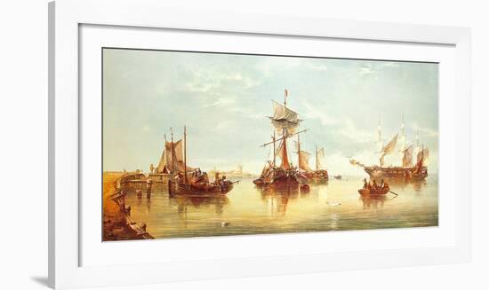 Calm on the Humber-Henry Redmore-Framed Premium Giclee Print