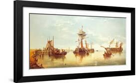 Calm on the Humber-Henry Redmore-Framed Premium Giclee Print