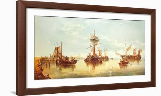 Calm on the Humber-Henry Redmore-Framed Premium Giclee Print