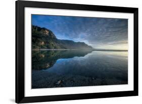 Calm Pororari Lagoon-Nathan Secker-Framed Giclee Print