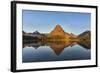 Calm Reflection in Two Medicine Lake in Glacier National Park, Montana, Usa-Chuck Haney-Framed Photographic Print
