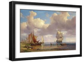Calm Sea, 1836-Adolf Vollmer-Framed Giclee Print