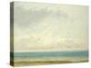 Calm Sea, 1866-Gustave Courbet-Stretched Canvas